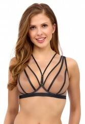 2505 Lupoline Soft-Bralette-BH schwarz-beige