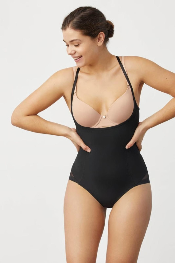 Sanet trägerloser Body Kalimo - ecru