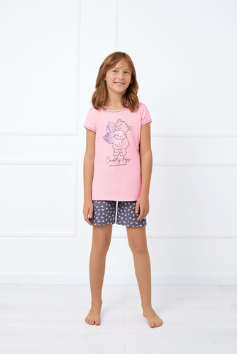 Lotte Mädchen Schlafanzug Italian Fashion - rosa/print