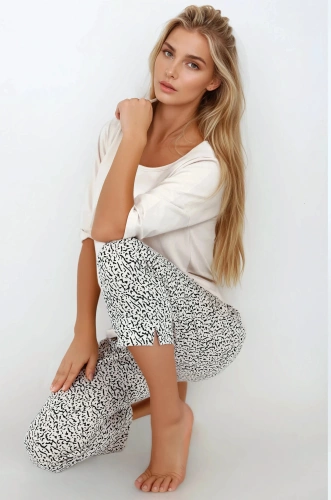 Beigefarbener Damenpyjama „Momenti Per Me“ von Your Emotions