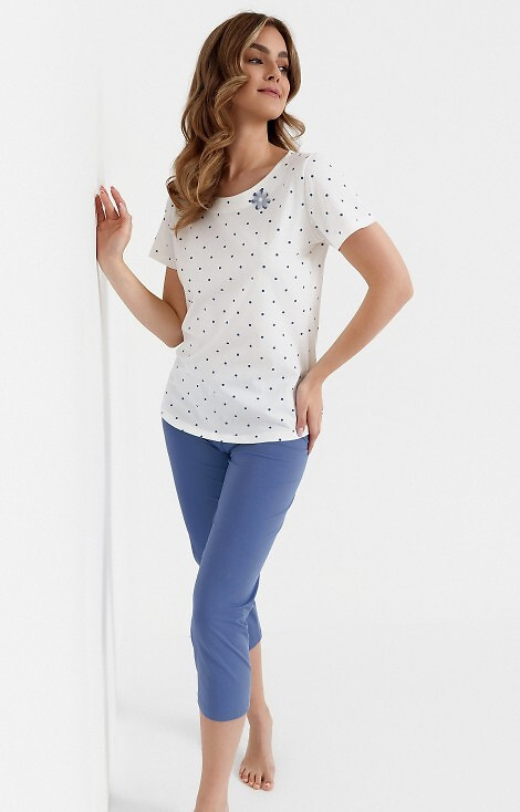 478 Cana Damenpyjama – Ecru