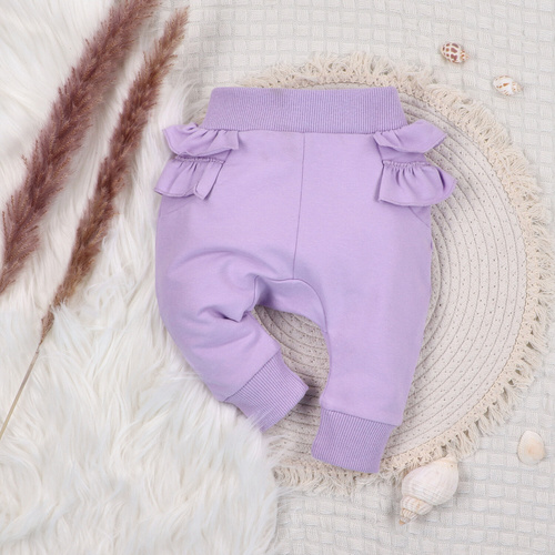ABN-5485 Underwater World Nini Jogginghose – Bio-Baumwolle, lila, für Babys