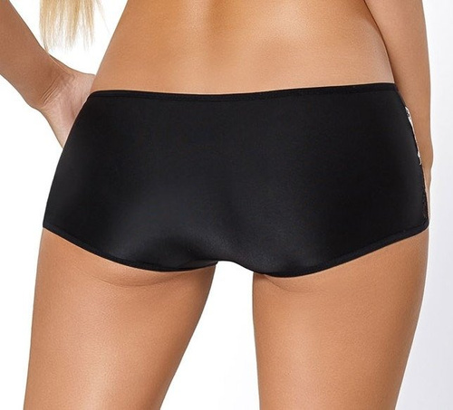 Miriam Panty Boxershorts Damen-Shorts PariPari - schwarz/weiß