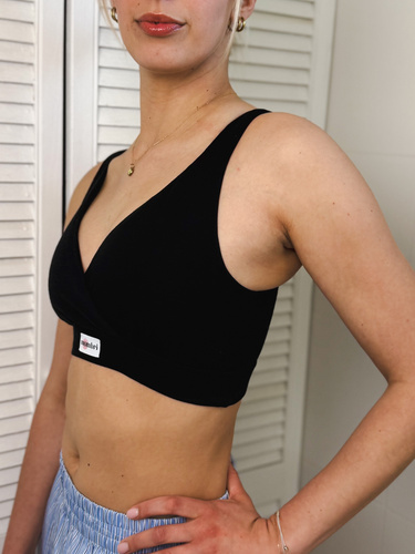 Milk&Love Mombri Klasyk wasserdichter Still-BH black