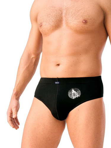 Key MPP 614 B26 Herren-Slips 2er-Pack Baumwolle mit Tiermuster