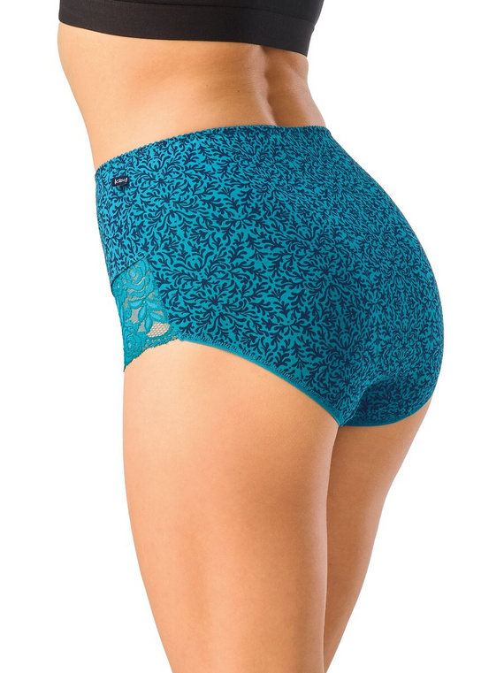 Damen-Slips Key LPF 501 B26 Maxi Bikini Baumwolle Spitze 2er-Pack