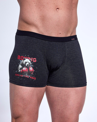 280/242 Tattoo Ring Cornette Herren-Boxershorts, Graphit