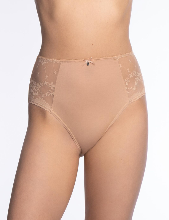 Damen-Slips Lama L-MOD1603 MD-06 Modal Spitze Hoch 2er-Pack