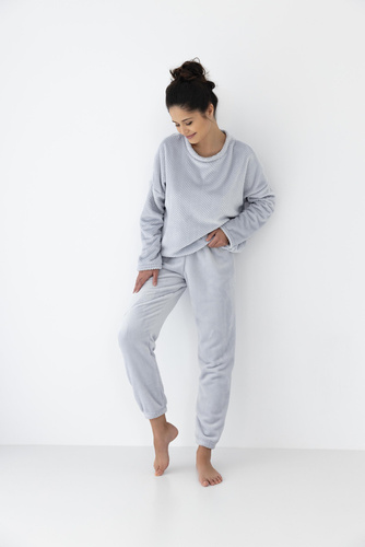 Esme Soft Sensis Damenpyjama - Grau