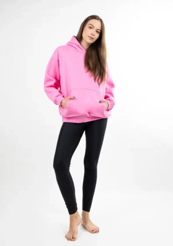DK-K-B10 DKaren Pink – ein Set aus Leggings und Sweatshirt für Damen, bequem und stilvoll