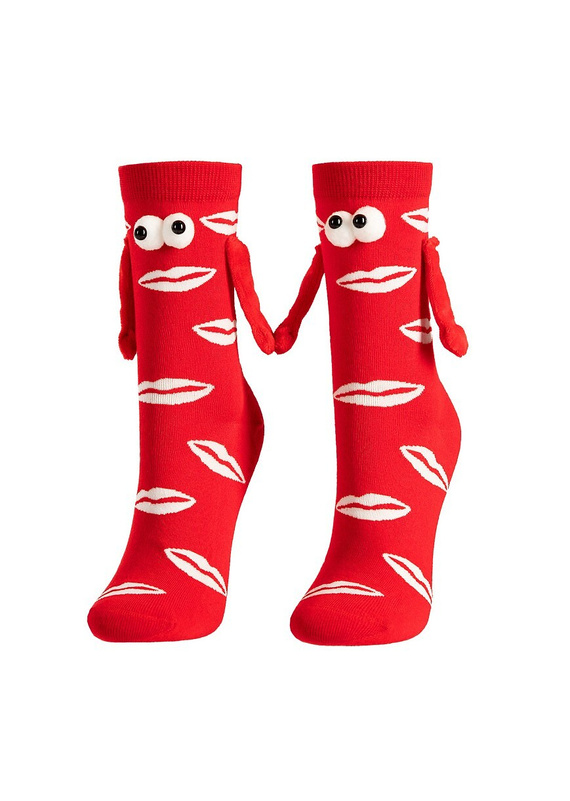 Socken Friends CSLW250-009 Moraj – Symbolische Socken mit 3D-Augen und magnetischen Händchen