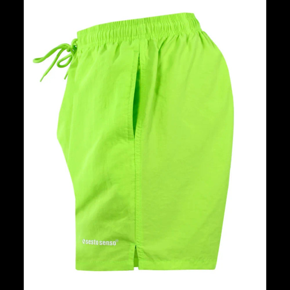 Sesto Senso Herren Badeshorts schnell trocknend Strandshorts mit Taschen lime