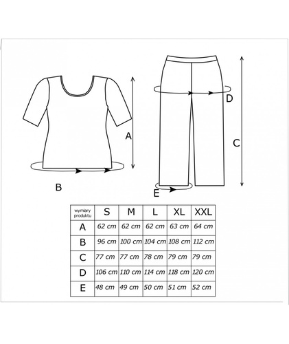 Fiorella 3/4 Donna Damenpyjama – Lila