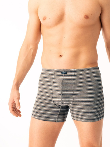 Herren-Boxershorts Key MXH 311 braun – Baumwolle, bequem und luftig