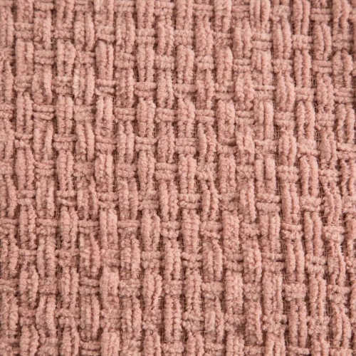 Suzi-Decke, gewebte Tagesdecke mit Fransen, Euro-Vorhänge, Puder