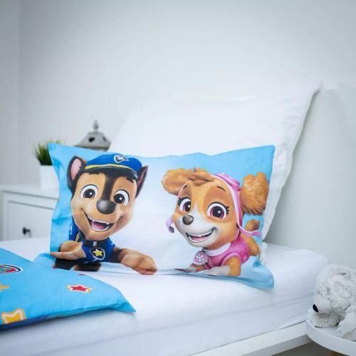 Jerry Fabrics Baumwoll-Bettwäsche Paw Patrol PP650 100x135 40x60 Baumwolle