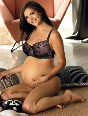 3050 Lupoline gepolsterter Still-BH - schwarz