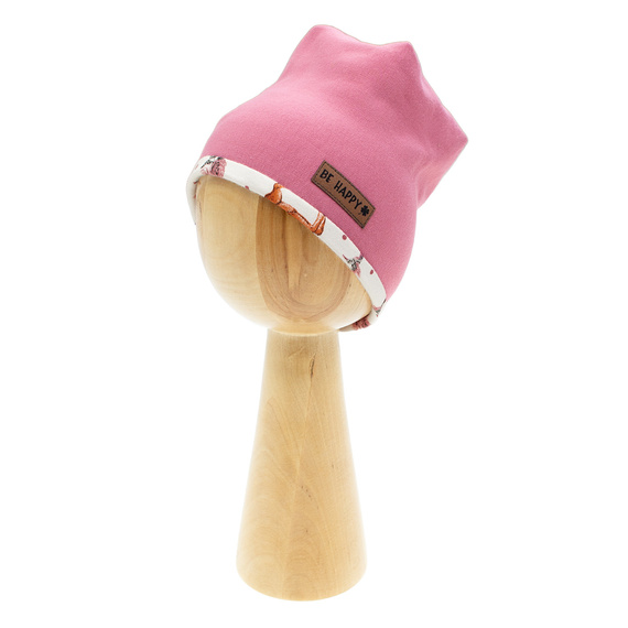 216268 Lala Cap Nicol – rosa Baumwollmütze für Mädchen, Größe 56-122