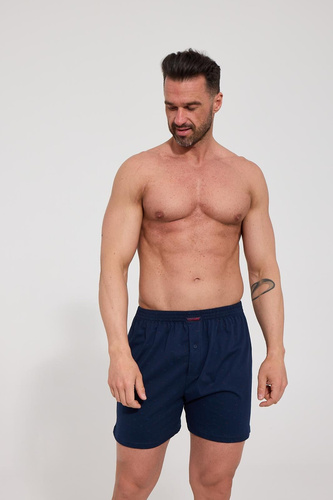 Herrenboxershorts Cornette Comfort 002/358, 008/358 in Marineblau – locker, aus Baumwolle