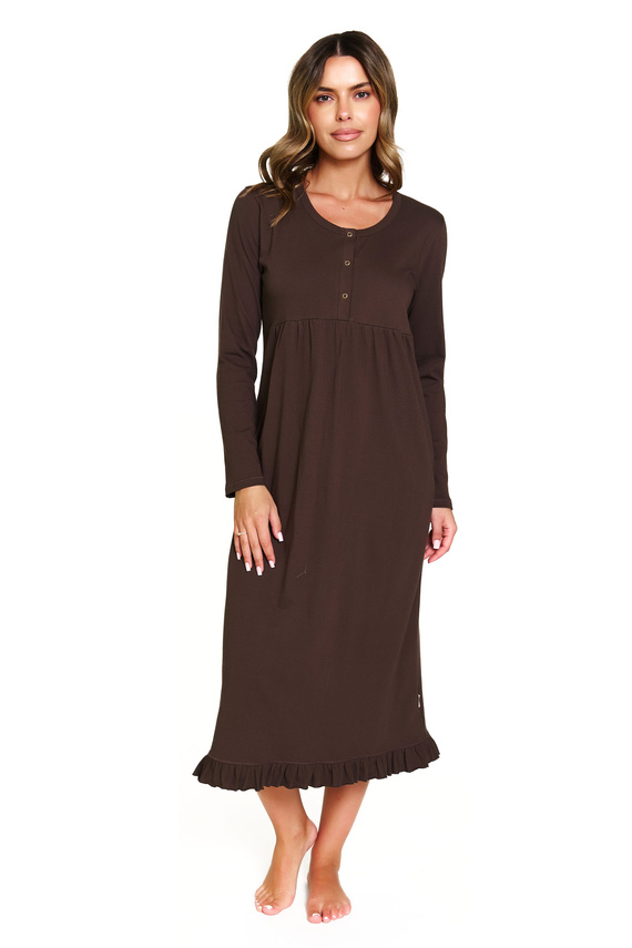 7318 Doctor Nap – Umstands- und Stillnachthemd aus Baumwolle | Polnische Produktion - Brownie