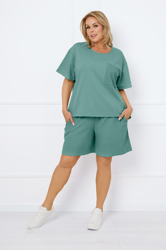 Bono Damen-Set Italienische Mode - Salbei