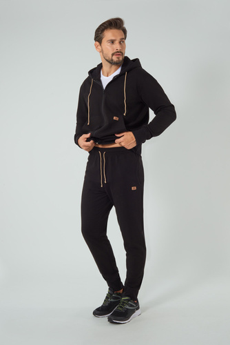 Darwin Herren Jogginghose Italian Fashion - schwarz 
