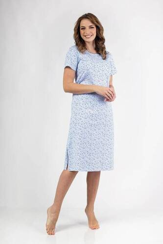 149 Regina Nachthemd – blau