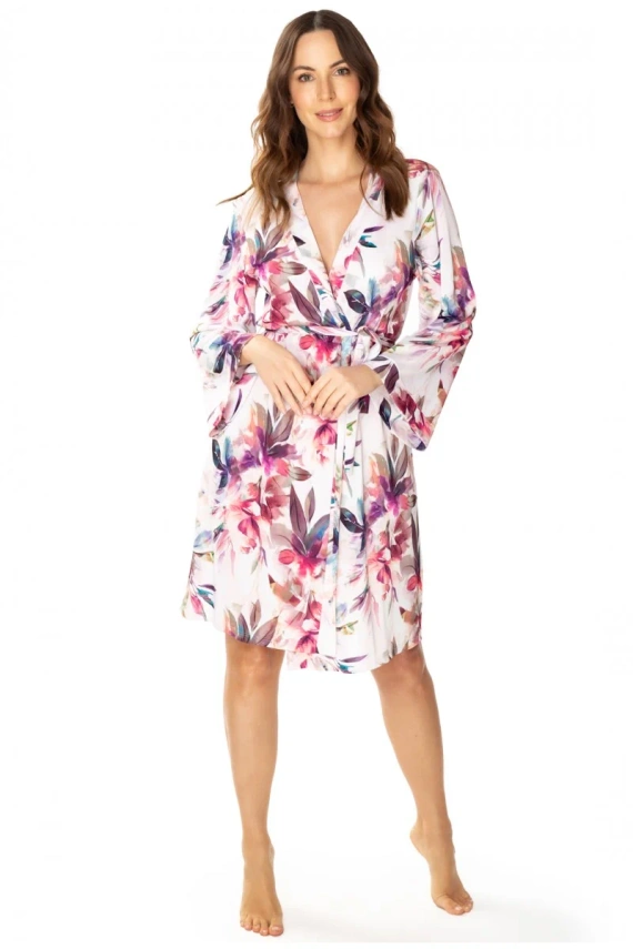 86663 Larisa Negligé-Möwenblumenmuster