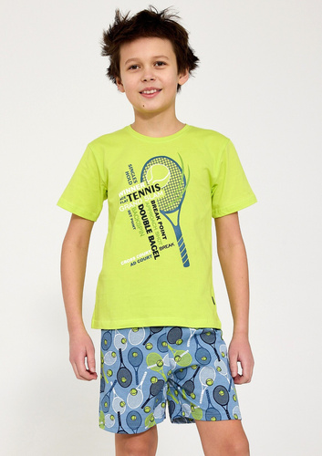Jungen Baumwollpyjama Cornette Young Boy 788/122 Tennis – T-Shirt & Shorts