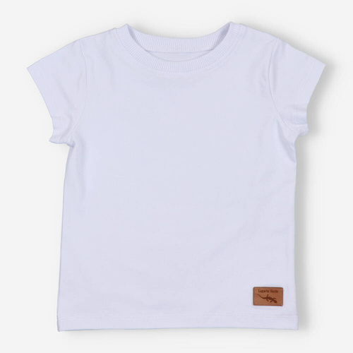 KAR-2007/BIA Lagarto Verde T-Shirt für Jungen, weiß