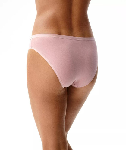 Atlantic 3CLP-002/Z26 Sport Damen Baumwoll-Slips 3er-Pack Klassisch rosa-dunkelblau-braun