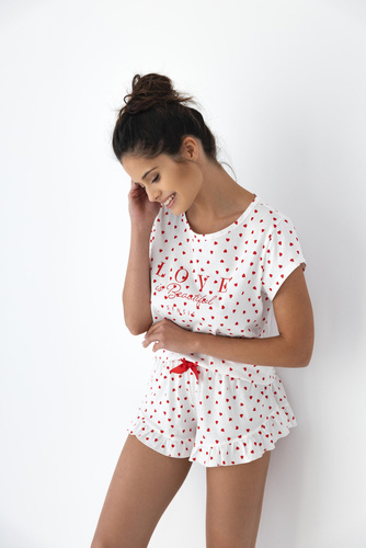 Justine Sensis Damenpyjama – Creme