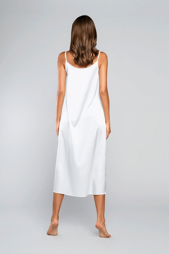 Touch Nachthemd schmaler Träger, lang Italia Fashion - ecru