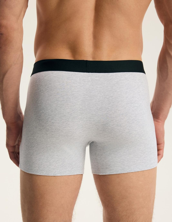 Herrenboxershorts Henderson 45473 Fade 2er-Pack Baumwolle mit breitem Logo-Bund