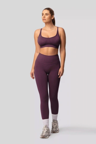 Push-up Leggings Spaio PRO High Waist blickdicht formend plum