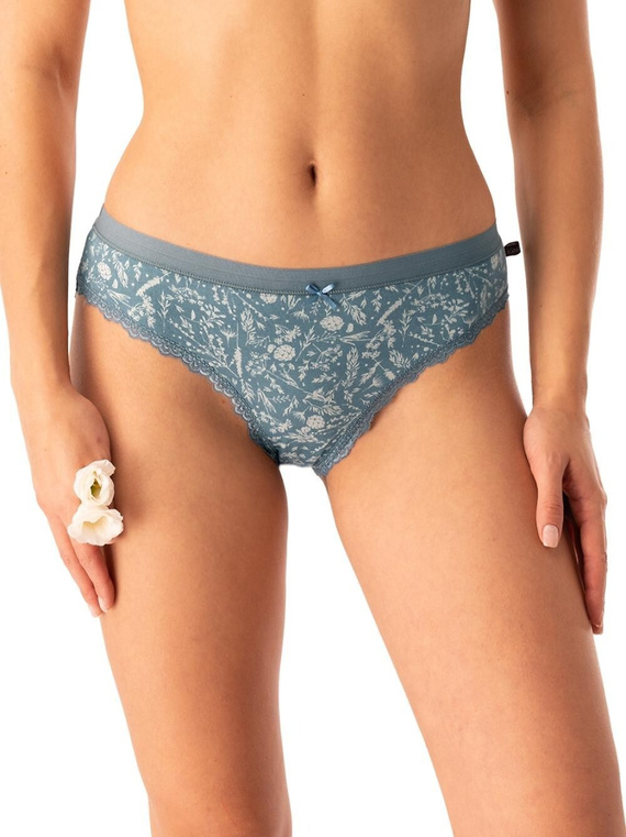 Damen-Slips LPR 830 Key, mintgrün – Baumwolle, 2er-Pack im Karton, bequem und klassisch