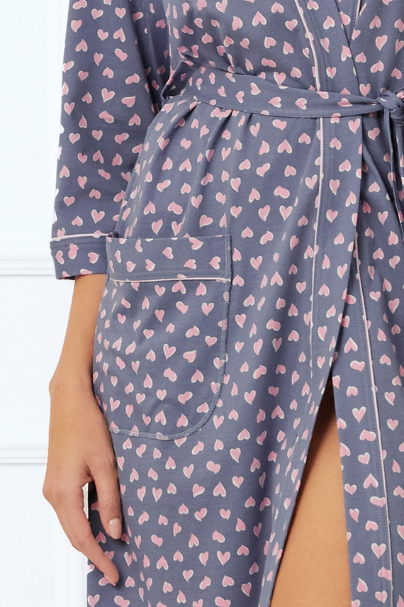 Tiana Damen Bademantel Italian Fashion - Druck