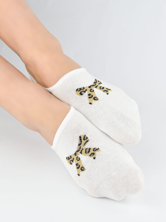 Damen Ballerina Socken ST100 Noviti – Baumwolle, unsichtbar mit Silikon