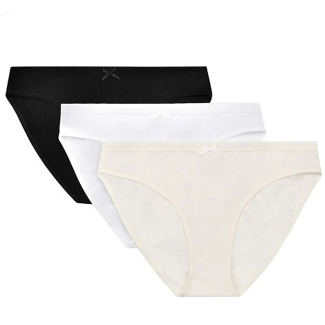 37270-K001 Ollie Henderson Damen-Slip – Baumwolle, 3-teiliger Bikini