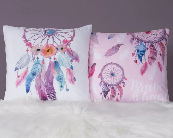 Dreamcatcher Kinderkissenbezug MF16 Detexpol rosa