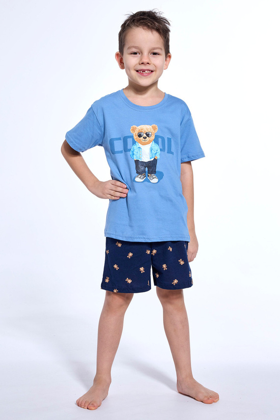 789/119 790/119 Cooler Cornette-Jungenpyjama, blau