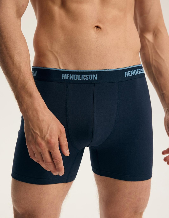 Henderson 44513 Brex Herrenboxershorts 2er-Pack aus Baumwolle mit breitem Logobund