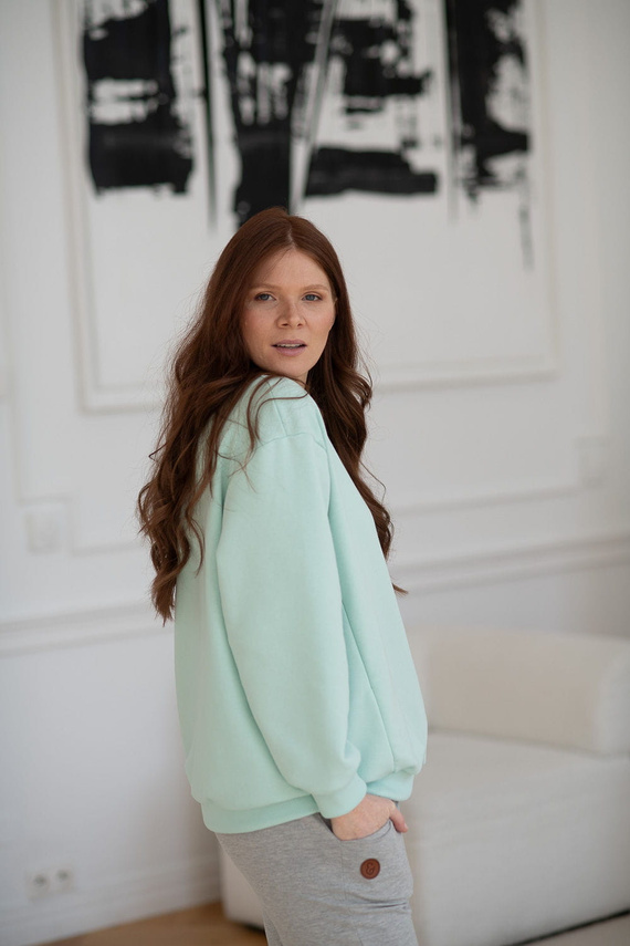 MilkItEasy! Milk&Love Still-Sweatshirt Mint