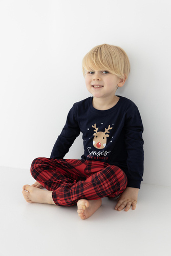 Nathan Kids Sensis Kinderpyjama – Marineblau