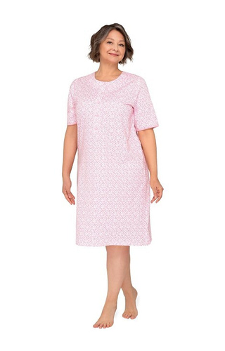 263 Basia I Martel Nachthemd mit Reißverschluss – Rosa