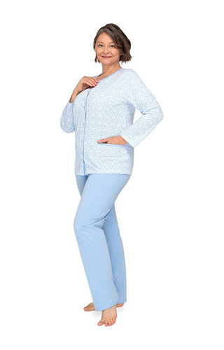 267 Kasia III Martel Damenpyjama – Blau