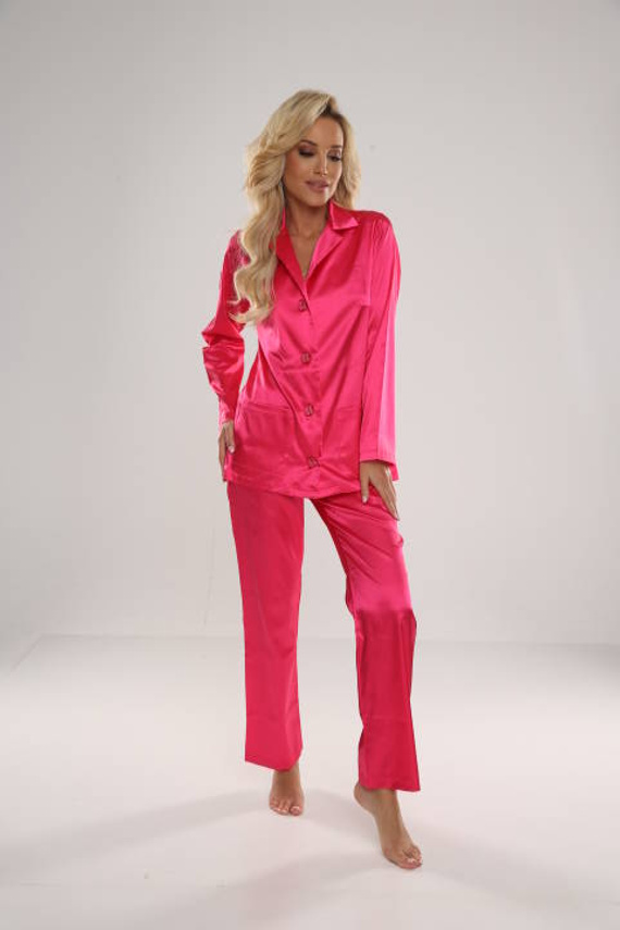 934 Classic Forex Damen Schlafanzug - Himbeere