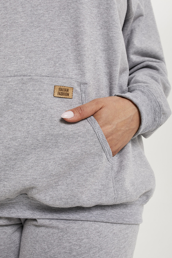 Fox Women's Long Set. ärmel, Länge. hose Italian Fashion - melange