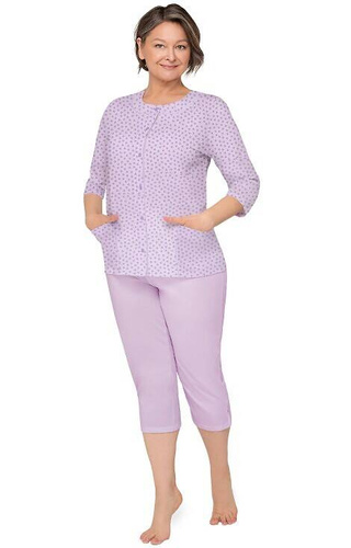 201 Maria II Martel Damenpyjama – Heidekraut 28