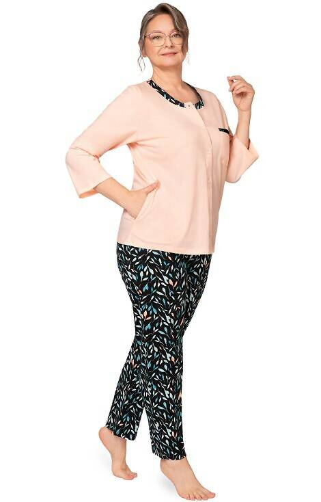 262 Olga II Damenpyjama 7/8 Martel - orange